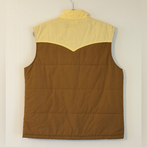 Men's Sendero Brown and Cream Vest - Picture 3 of 3